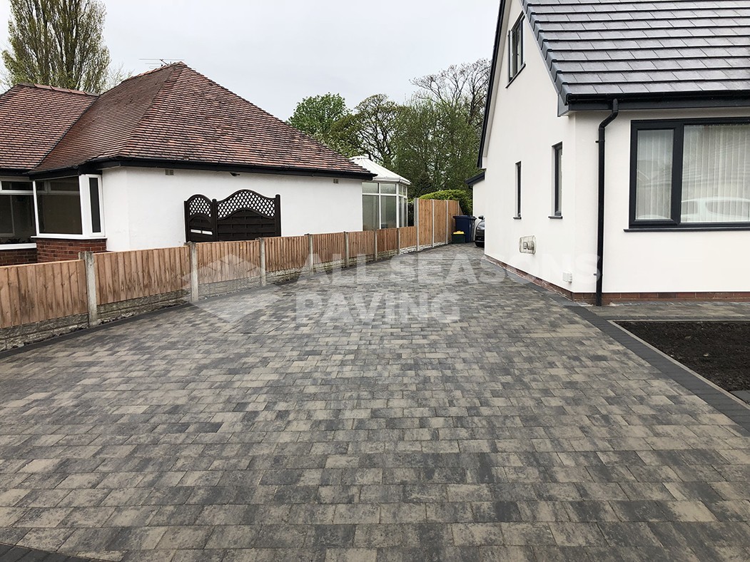 Block Paving Driveway Shannon Slate Preston, Lancashire