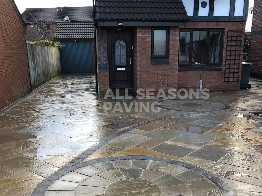 indian stone flagged driveway lancashire, preston