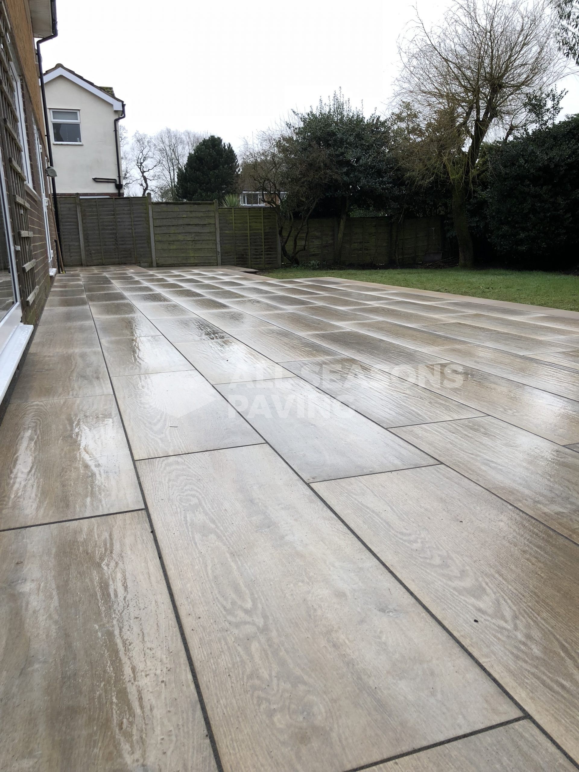 wood effect porcelain patio leyland near preston