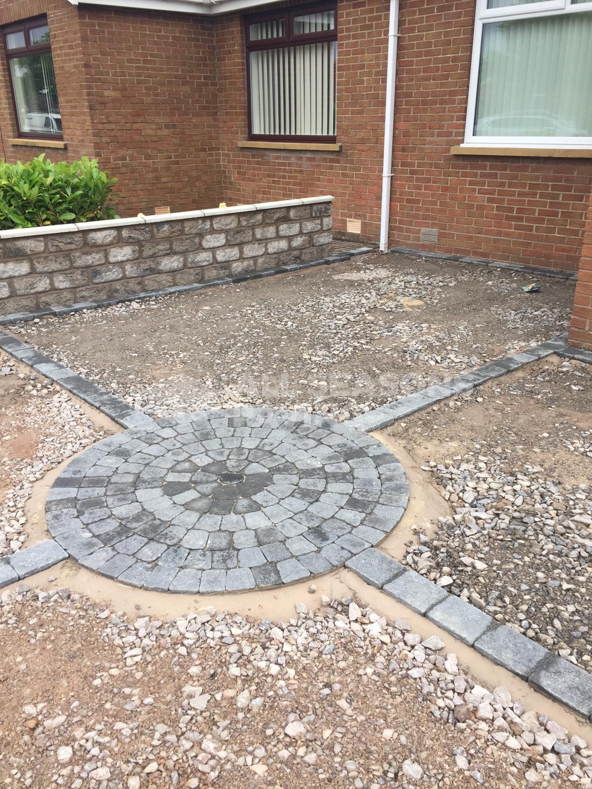 Before picture of Silver Quartz Resin Driveway in Preston, Lancashire