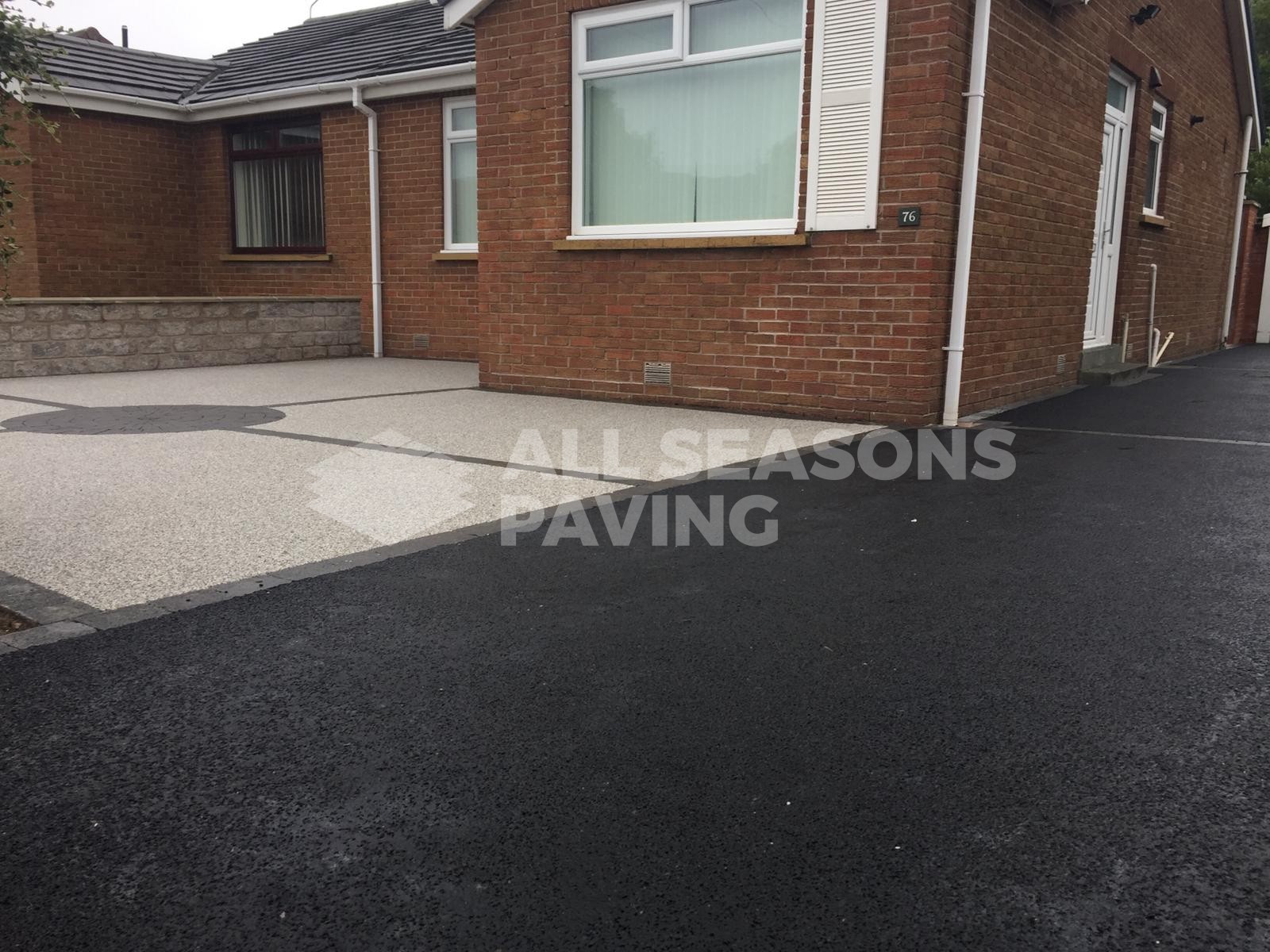 View of Resin Quartz Driveway and Tarmac, Preston, Lancashire