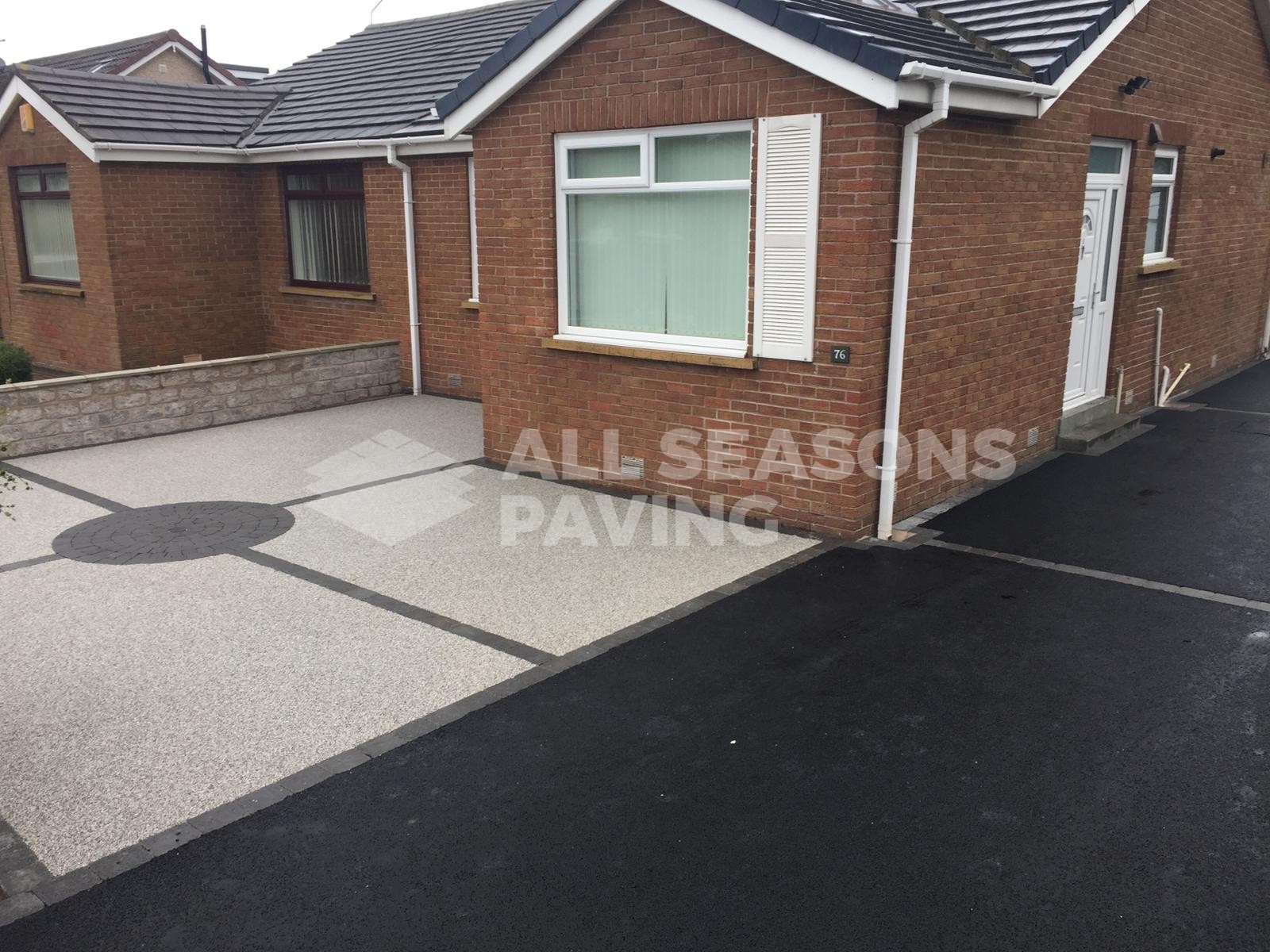 Silver Quartz Resin Tarmac Driveway Preston, Lancashire