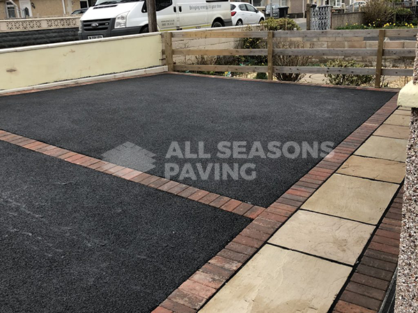 Indian Sandstone and Tarmac Driveway together in Preston, Lancashire