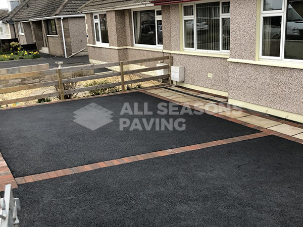 Tarmac Driveway with Indian Sandstone in Preston, Lancashire
