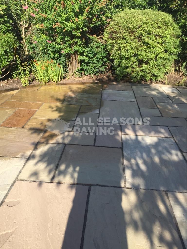 clean power washing driveway in preston