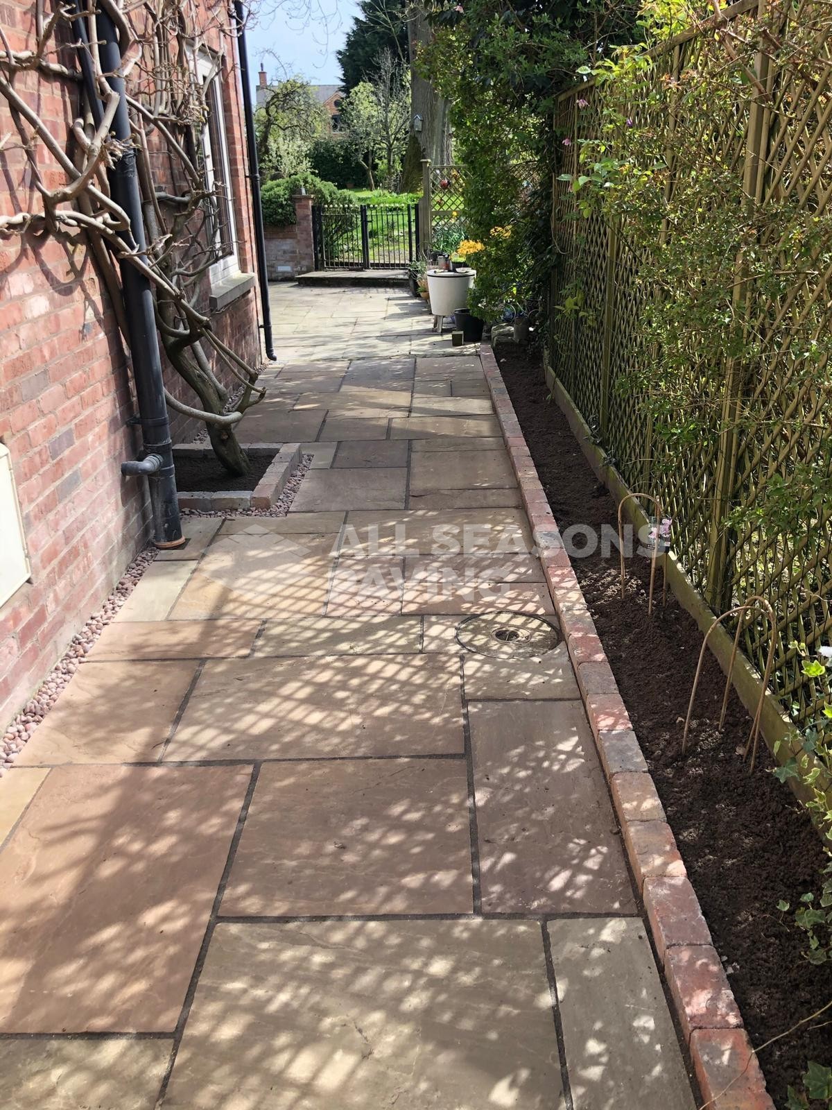 Indian Stone pathway, Leyland