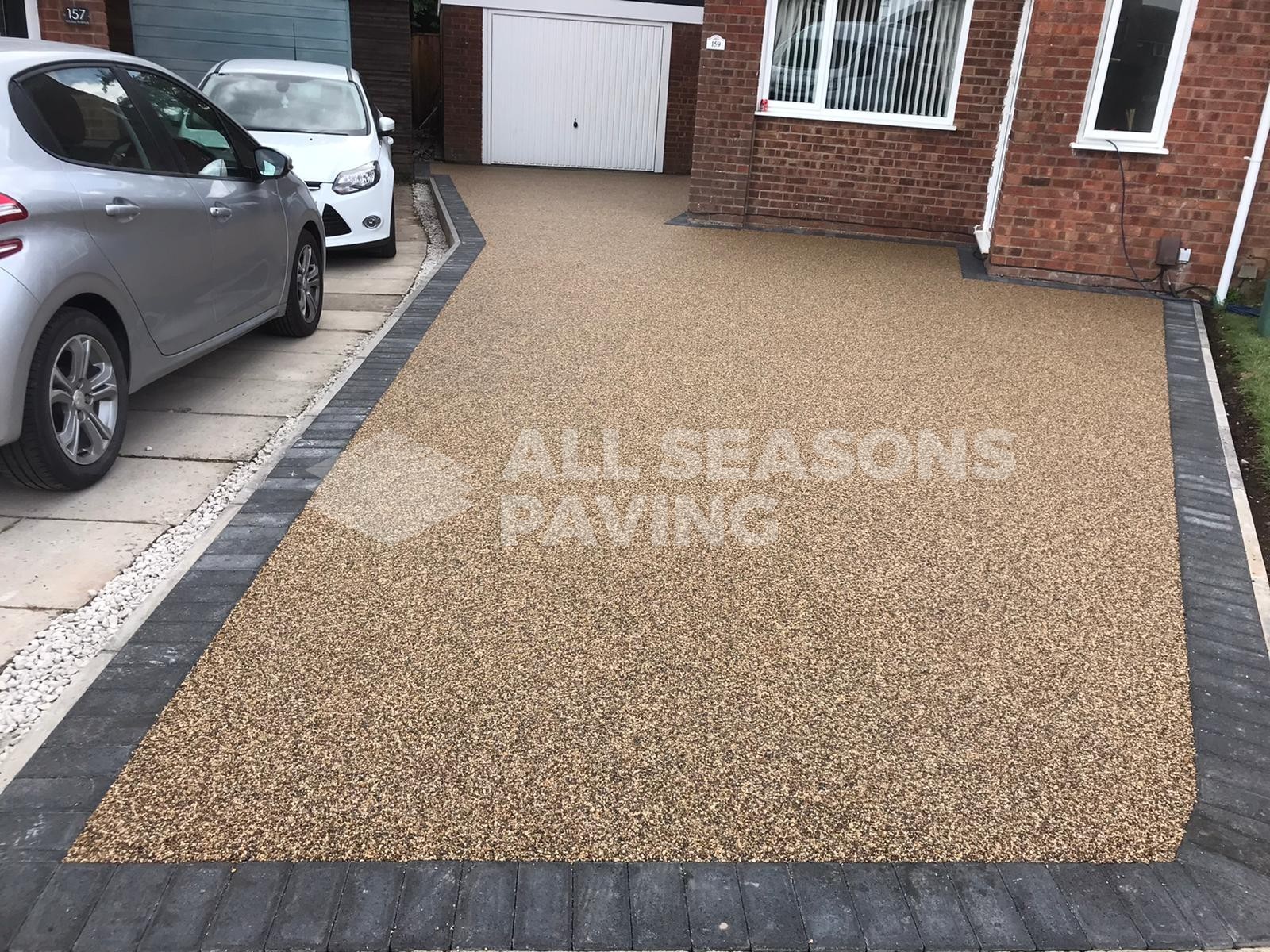resin driveway with borders, ingol, preston