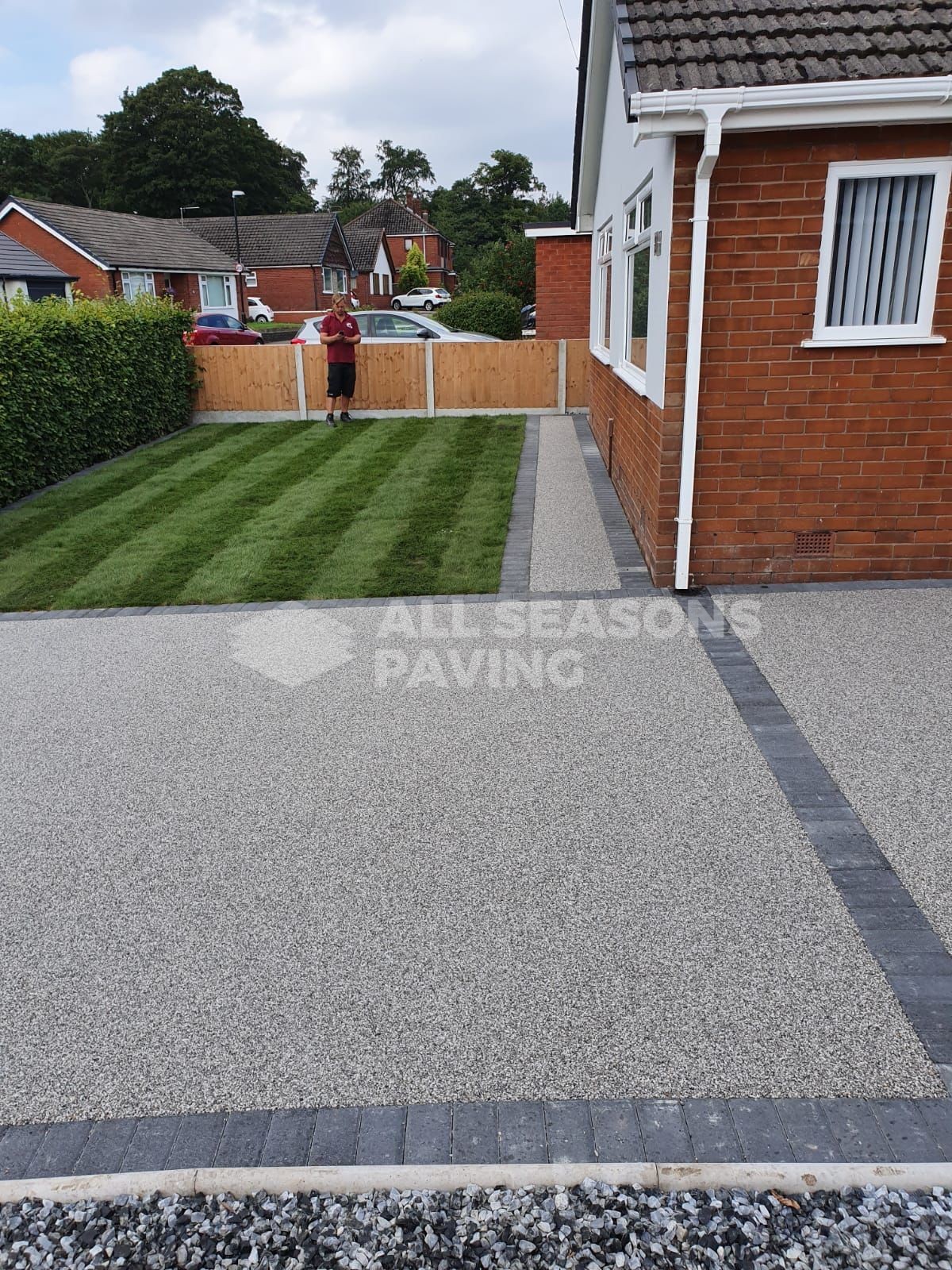 Mercury resin driveway installed in Euxton Chorley