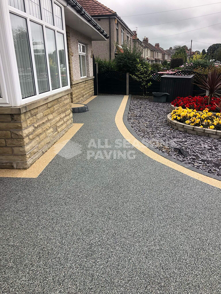 Starlight resin bound driveway installed in Lancashire