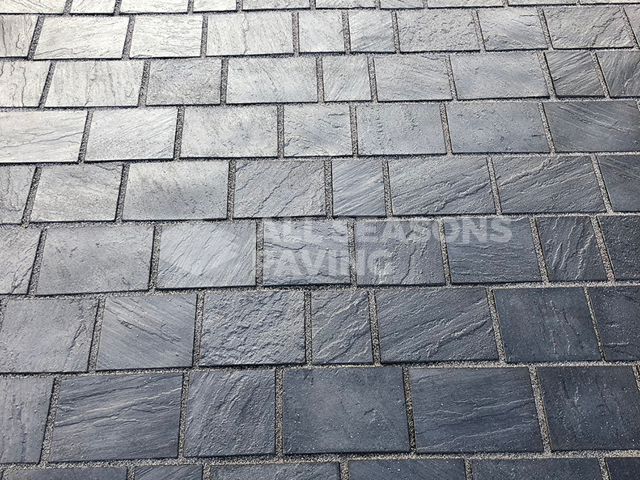 Close up of block paving in Leyland Driveway