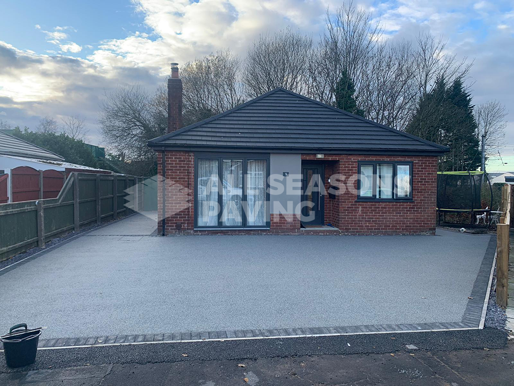 Platinum resin bound driveway