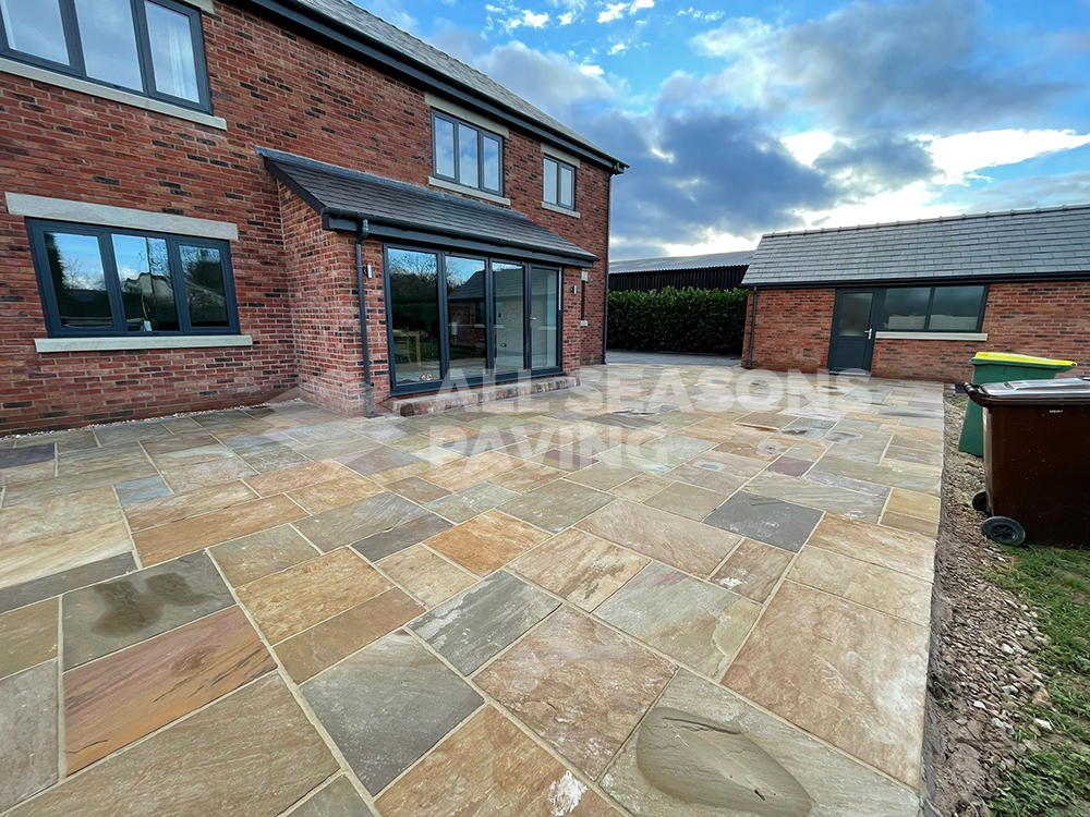 Stunning tarmac driveway and Indian stone patio installation in Woodplumpton Preston