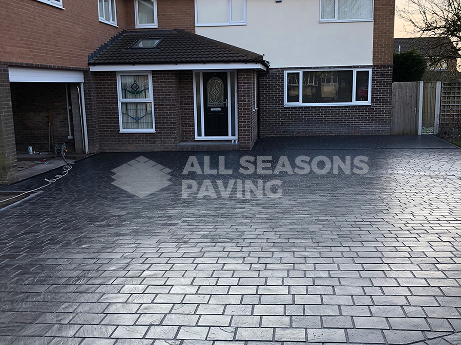 View of house and Block Paving Driveway in Leyland