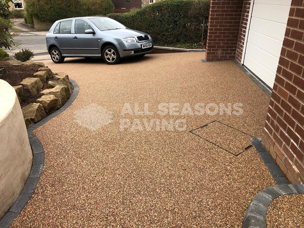 complete rose resin bound driveway