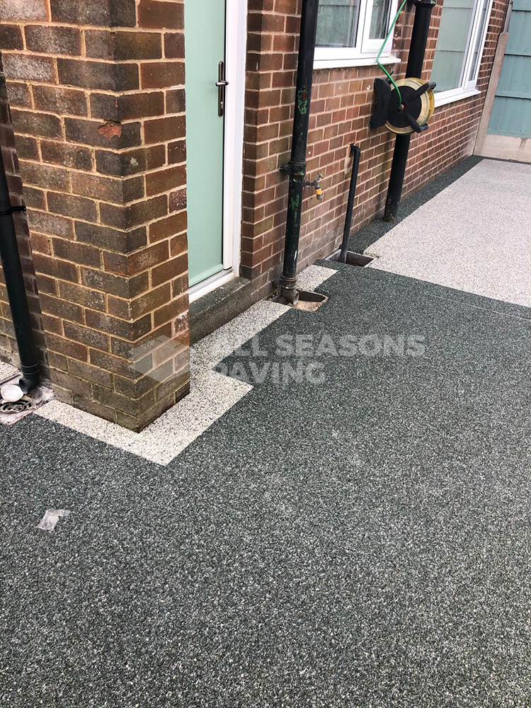 details aspen border resin grey driveway