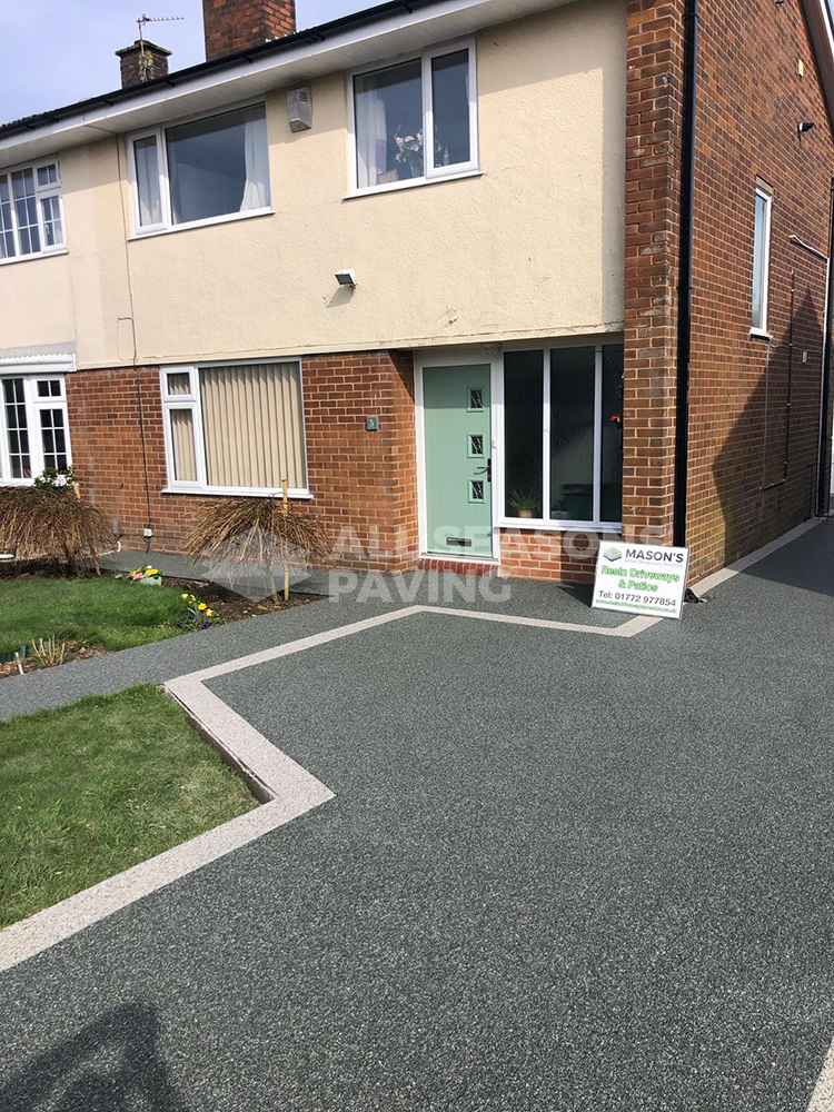resin slate grey aspen borders driveway