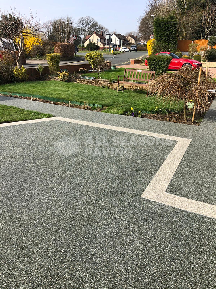 slate grey resin bound aggregate