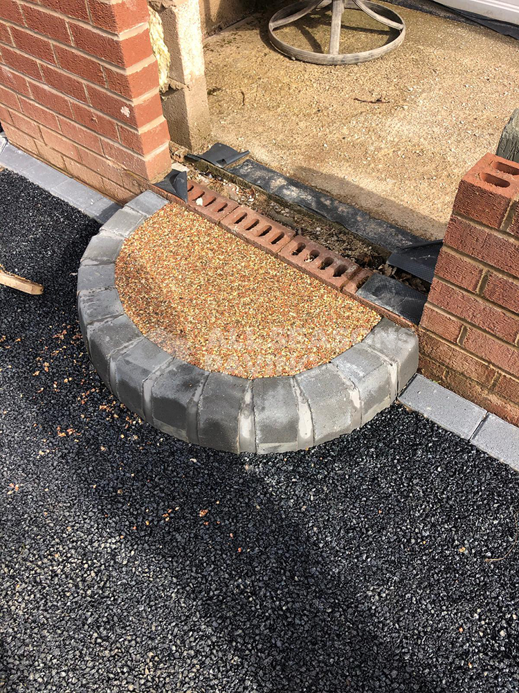 tarmac and resin step